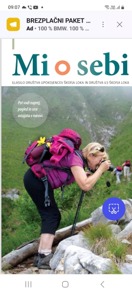 Nova številka glasila Mi o sebi